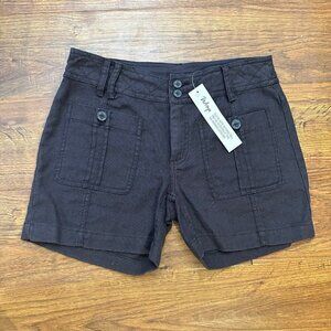 NWT Wrap London linen shorts